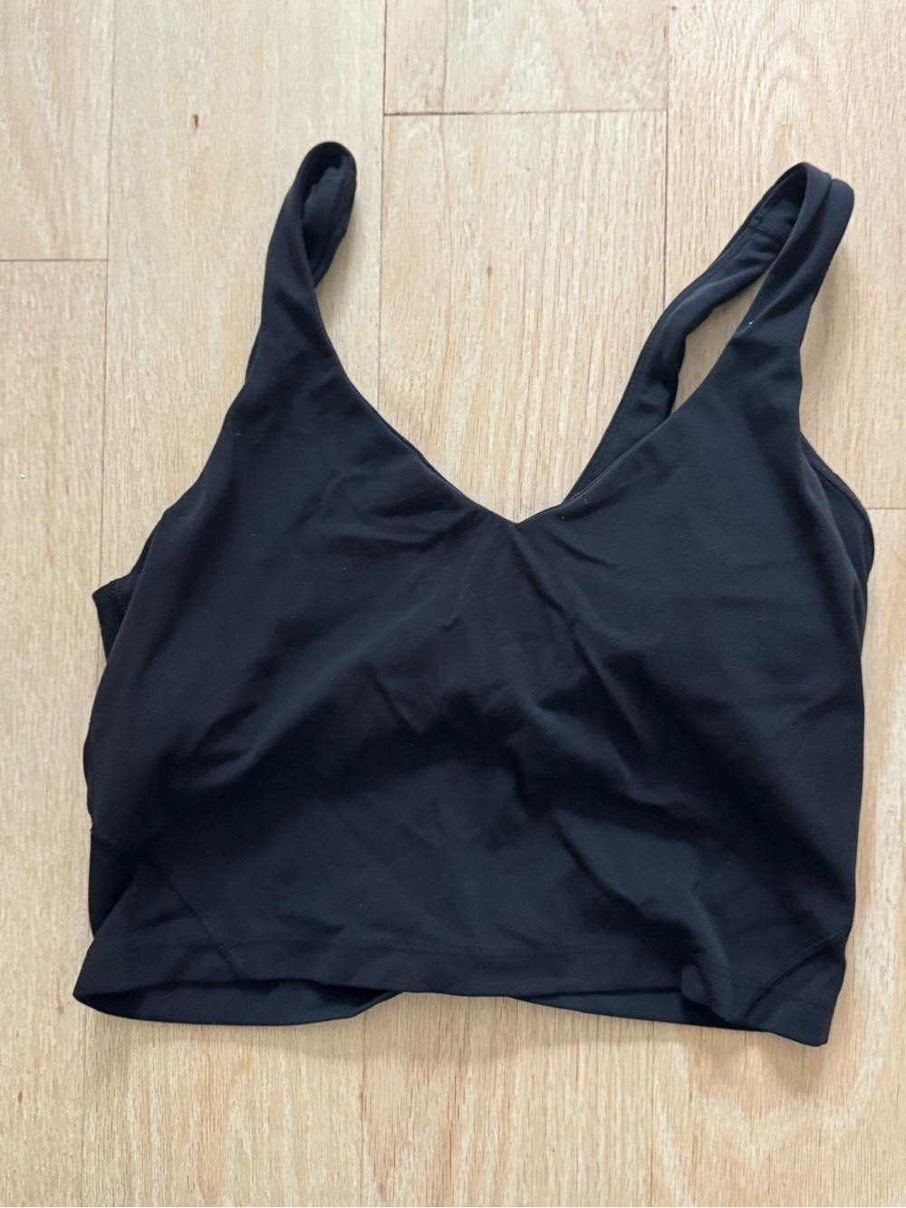 Lululemon align bra tank, 8, black